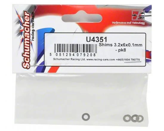 Schumacher Shims 3.2x6x0.1mm - (8) — image 3 of 3