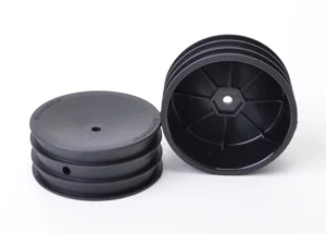 Schumacher Buggy 2WD Front Wheels - 12mm Hex - Black — image 2 of 2