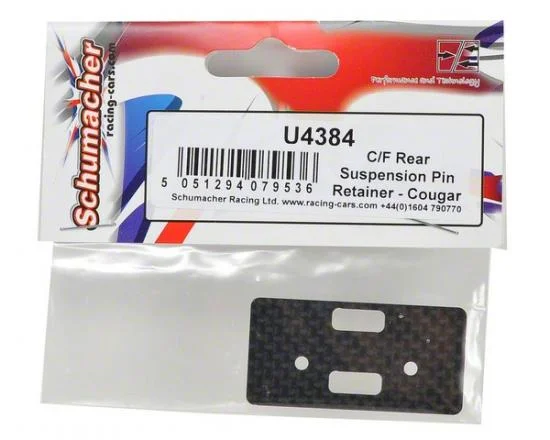 Carbon Fibre Rear Suspension Pin Retainer - Cougar KR — image 2 of 2