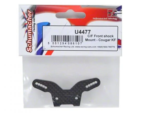 Carbon Fibre Front Shock Mount - Cougar KF &mdash; image 3 of 3