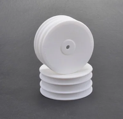 Schumacher Buggy 4WD Front Wheels - 12mm Hex - White — image 2 of 2