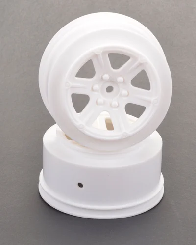 Short Course Wheel - White +3 offset (2) — image 2 of 2
