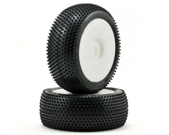 Schumacher Silver Mini Pin 1:8 Pre Mounted Tyres - 1 Pair — image 2 of 4