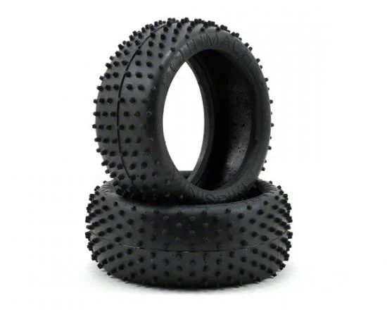 Schumacher Silver Mini Spike 1:8 Buggy Tyres - 1 Pair — image 2 of 4