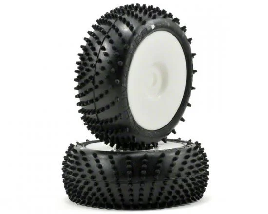 Schumacher Silver Spiral 1:8 Pre Mounted Tyres - 1 Pair — image 2 of 4