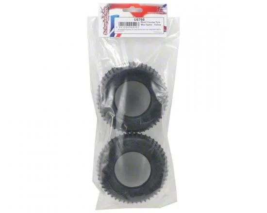 Schumacher Short Course Tyre - Mini Spike - Yellow — image 3 of 4