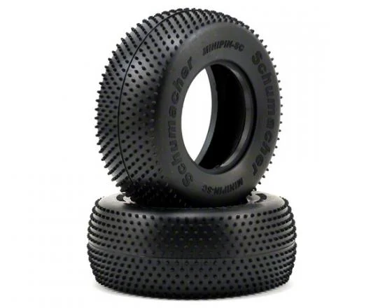 Schumacher Short Course Tyre - Mini Pin - Yellow &mdash; image 2 of 4