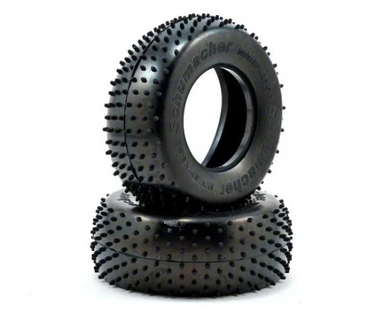 Schumacher Short Course Tyre - Mini Spike - Silver — image 2 of 4