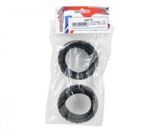 Schumacher Cut Stagger Low Profile Tyres - Silver &mdash; image 3 of 4