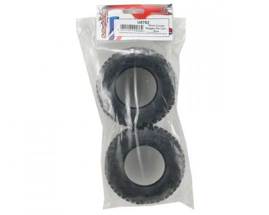 Schumacher Stagger Rib SC Tyres - Blue - 1 Pair &mdash; image 3 of 4