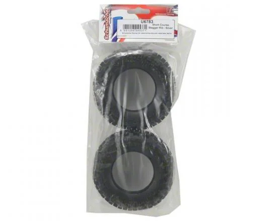 Schumacher Stagger Rib SC Tyres - Silver - 1 Pair — image 3 of 4