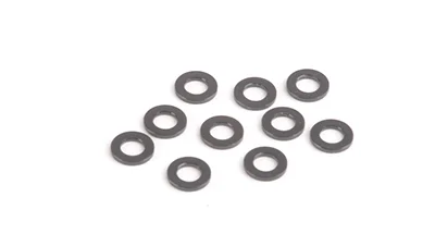 M3 Black Alloy Washers 0.75mm (10) — image 2 of 2