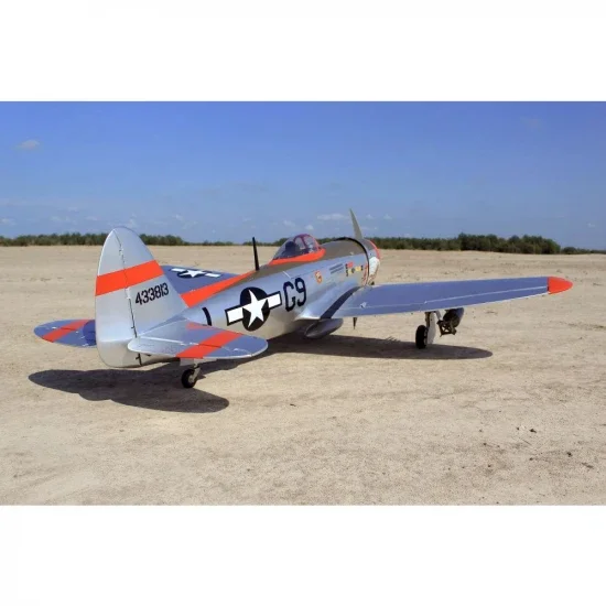 Seagull P-47 Thunderbolt, Chief Ski-U-Mah II (30-38cc) 1.77m / 70in with 3 Piece Retracts — image 7 of 12