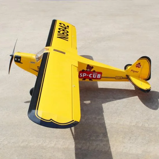 Seagull J-3 Cub (20cc) 2.23m (88.2in) with Scale U/C, Wheels + Air Tyres — image 10 of 12