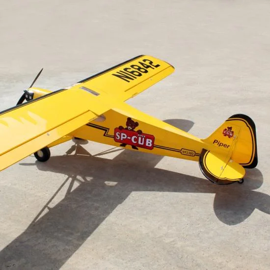 Seagull J-3 Cub (20cc) 2.23m (88.2in) with Scale U/C, Wheels + Air Tyres — image 8 of 12