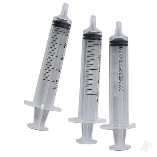 Modelcraft 3x5ml Syringes (Pol1005/3) &mdash; image 2 of 4