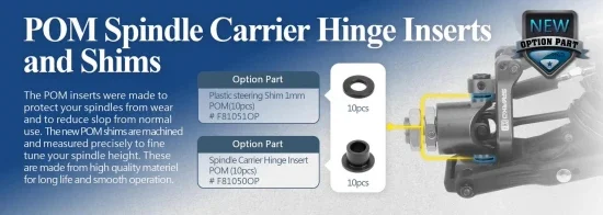 Sparko F8 Steering shims POM (10) — image 2 of 2