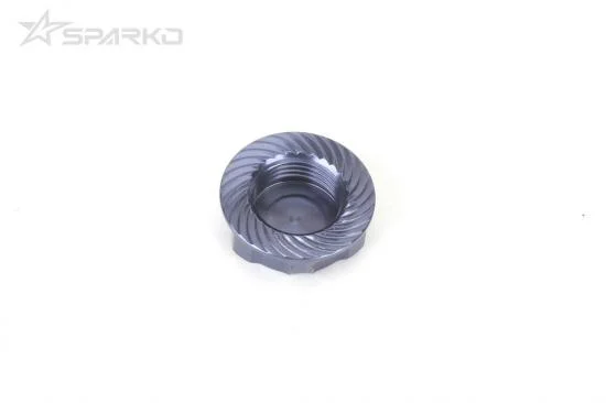 Sparko F8 7075 17mm Aluminium Covered Serrated Wheel Nut (4) — image 2 of 2