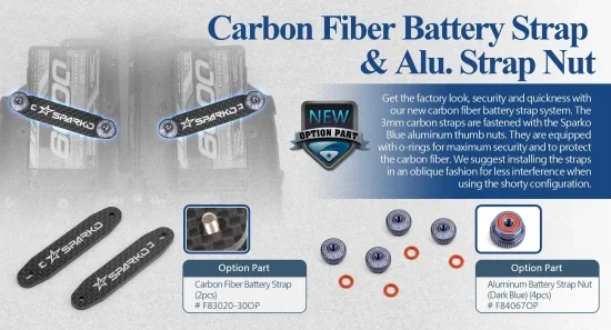 Sparko F8 Batterie Strap nuts (4) — image 3 of 3