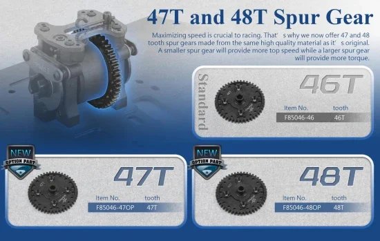 Sparko F8 Center Gear 47T with Differential Seal &mdash; image 2 of 2