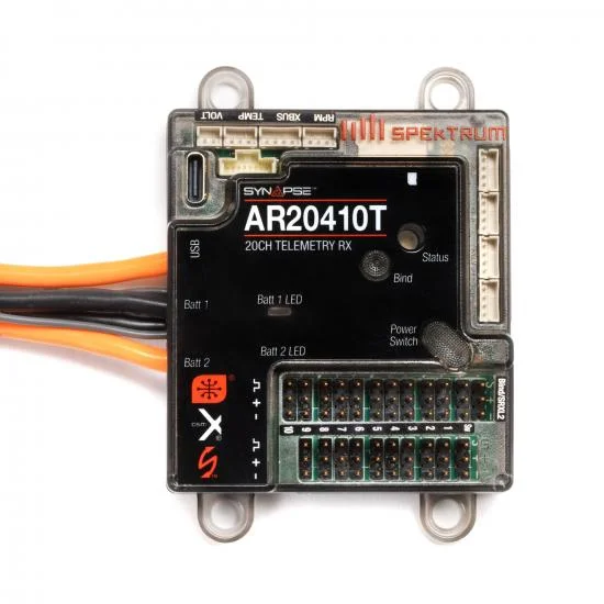Spektrum AR20410T 20 Channel PowerSafe Receiver with AS6000 SAFE Module — image 3 of 5