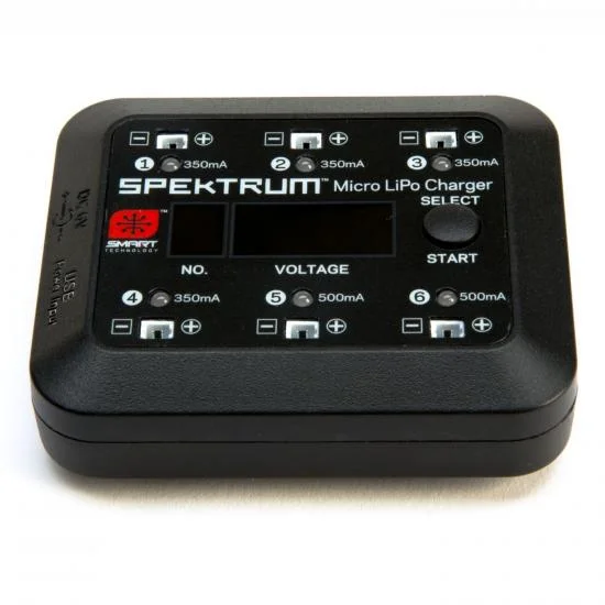 Spektrum Micro 6 Port DC/USB 1S LiPo Charger — image 4 of 8