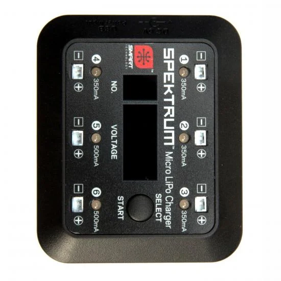 Spektrum Micro 6 Port DC/USB 1S LiPo Charger — image 7 of 8