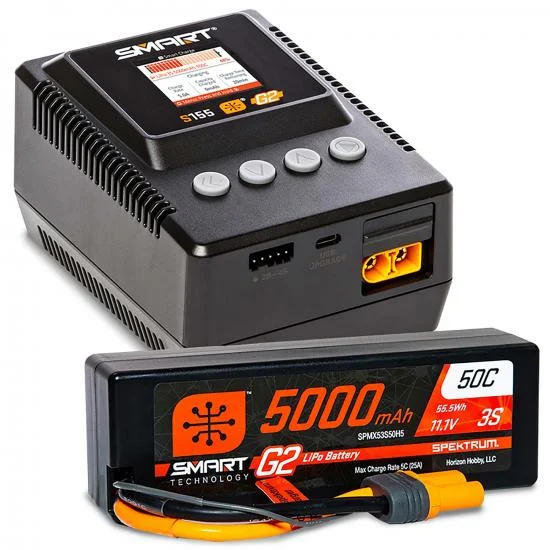 Smart Powerstage Surface Bundle - 5000mAh 3S LiPo Battery With S155 G2 AC Charger — image 1 of 2