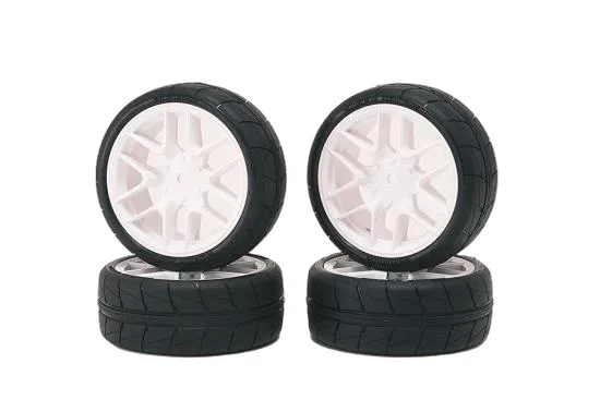 Sweep Hankook Tread 32Deg 24mm Glued TC Tyres 12Spoke Carpet — image 1 of 7