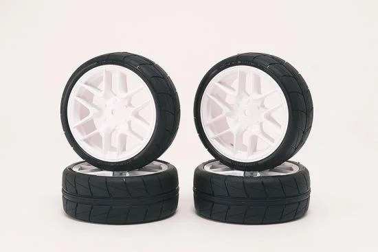 Sweep Hankook Tread 32Deg 24mm Glued Tc Tyres 12Spoke Carpet — image 1 of 6