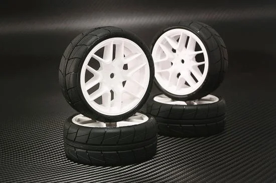 Sweep Hankook Tread 32Deg 24mm Glued Tc Tyres 12Spoke Carpet — image 3 of 6