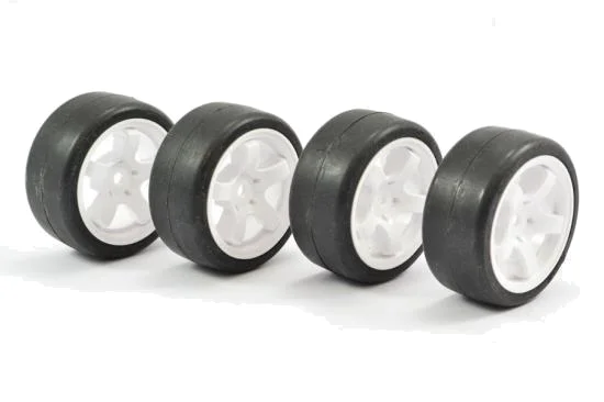 Sweep Mini Tyres Pre Glued on 12mm Hex Mini Wheels 33 Deg (Set of 4) &mdash; image 2 of 6