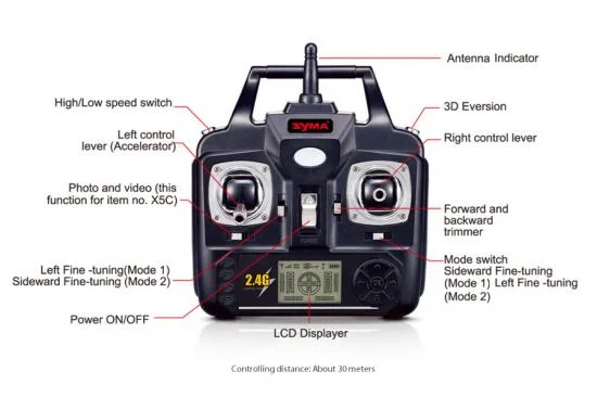 Syma X5C Light Cover Replacements &mdash; image 8 of 9