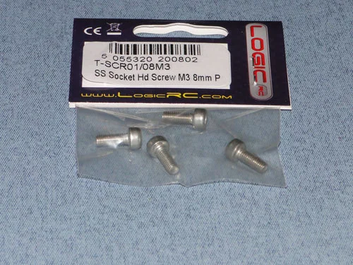 SS Socket HD Screw M3 8mm (4) - Bulk Pack Of 5 — image 2 of 2