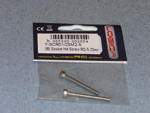 SS Socket HD Screw M2.5 25mm (2) - Bulk Pack Of 5 — image 2 of 2