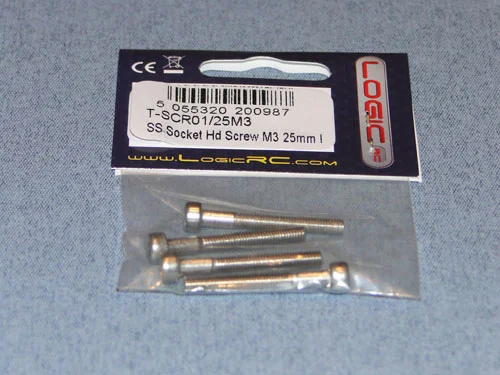 SS Socket HD Screw M3 25mm (4) - Bulk Pack Of 5 — image 2 of 2