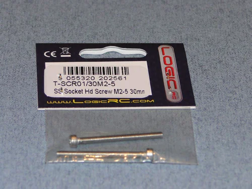 SS Socket HD Screw M2.5 30mm (2) - Bulk Pack Of 5 — image 2 of 2