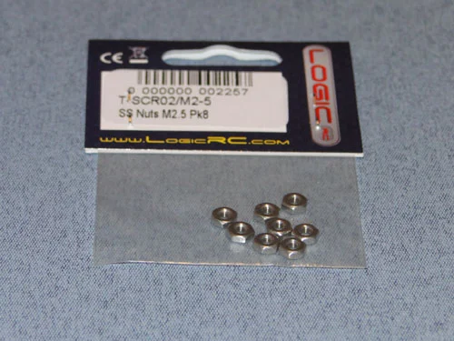 SS Nuts M2.5 (8) - Bulk Pack Of 5 — image 2 of 2