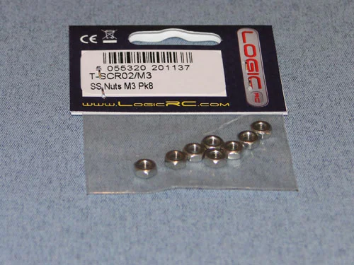 SS Nuts M3 (8) - Bulk Pack Of 5 — image 2 of 2
