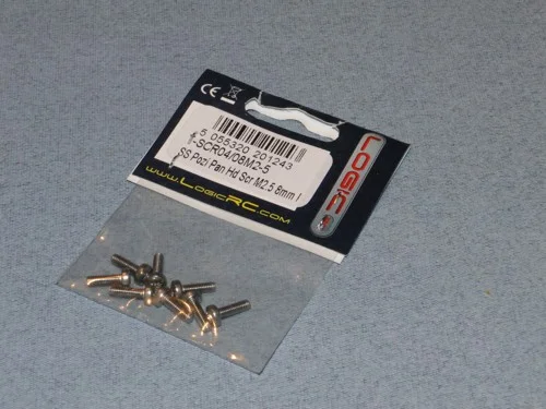 SS Pozi Pan Head Scr M2.5 8mm (8) - Bulk Pack Of 5 — image 2 of 2