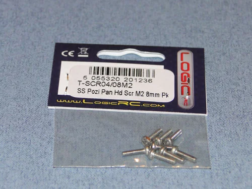 SS Pozi Pan Head Scr M2 8mm (8) - Bulk Pack Of 5 — image 2 of 2