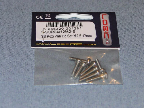 SS Pozi Pan Head Scr M2.5 12mm (8) - Bulk Pack Of 5 — image 2 of 2