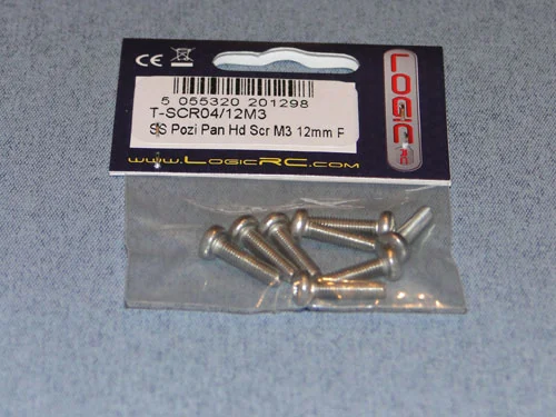 SS Pozi Pan Head Scr M3 12mm (8) - Bulk Pack Of 5 — image 2 of 2