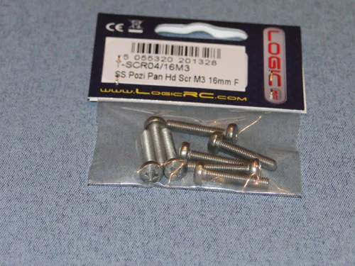 SS Pozi Pan Head Scr M3 16mm (8) - Bulk Pack Of 5 — image 2 of 2