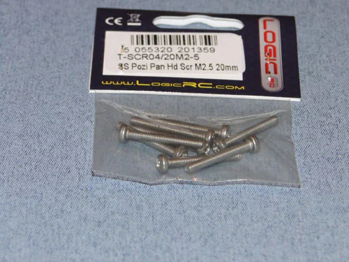 SS Pozi Pan Head Scr M2.5 20mm (8) - Bulk Pack Of 5 — image 2 of 2