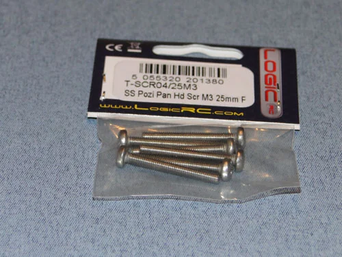 SS Pozi Pan Head Scr M3 25mm (6) - Bulk Pack Of 5 — image 2 of 2