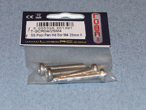 SS Pozi Pan Head Scr M4 25mm (4) - Bulk Pack Of 5 — image 2 of 2