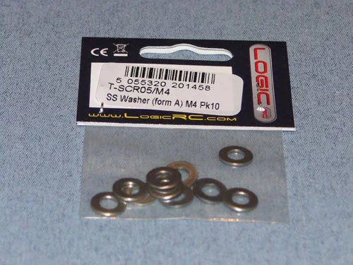 SS Washer (form A) M4 (10) - Bulk Pack Of 5 — image 2 of 2