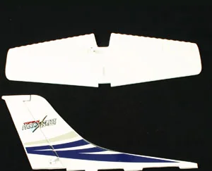 Top Gun Park Flite Class 400 Cessna Tail Wing (Blue)