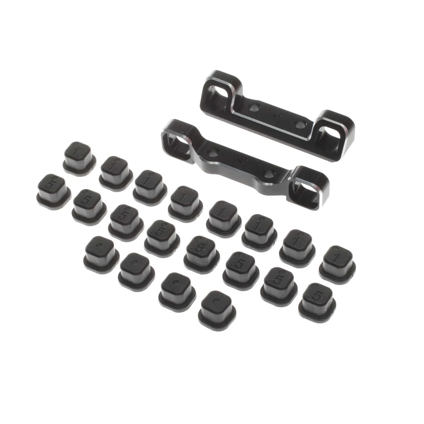 Losi TLR334062 Adjustable Pivot Set C & D, Black – 22 5.0